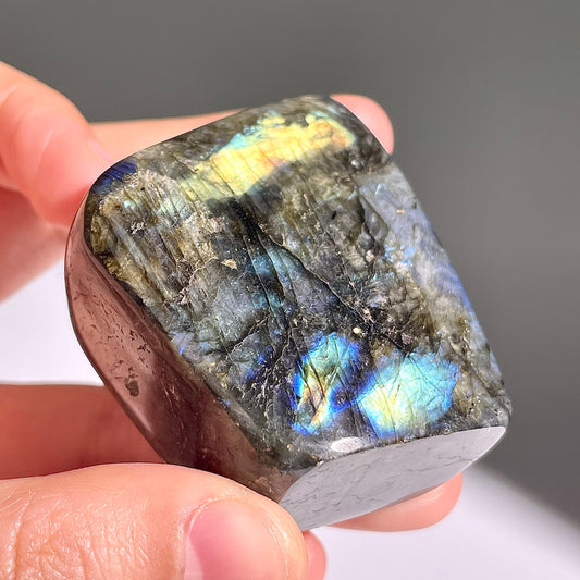 A348◇1点物◇ラブラドライト 原石◇53×48×27mm◇天然石・鉱物・パワーストーン