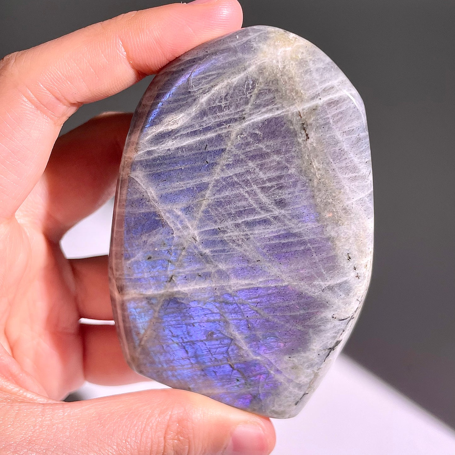 A351◇1点物◇ラブラドライト 原石◇82×58×25mm◇天然石・鉱物・パワーストーン