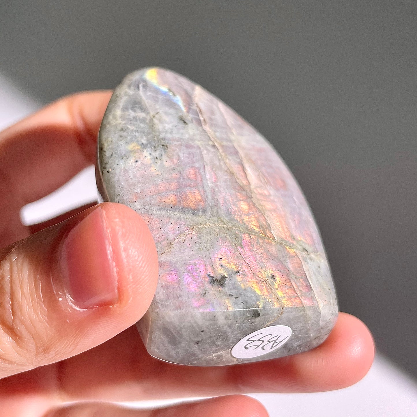 A353◇1点物◇ラブラドライト 原石◇56×40×18mm◇天然石・鉱物・パワーストーン