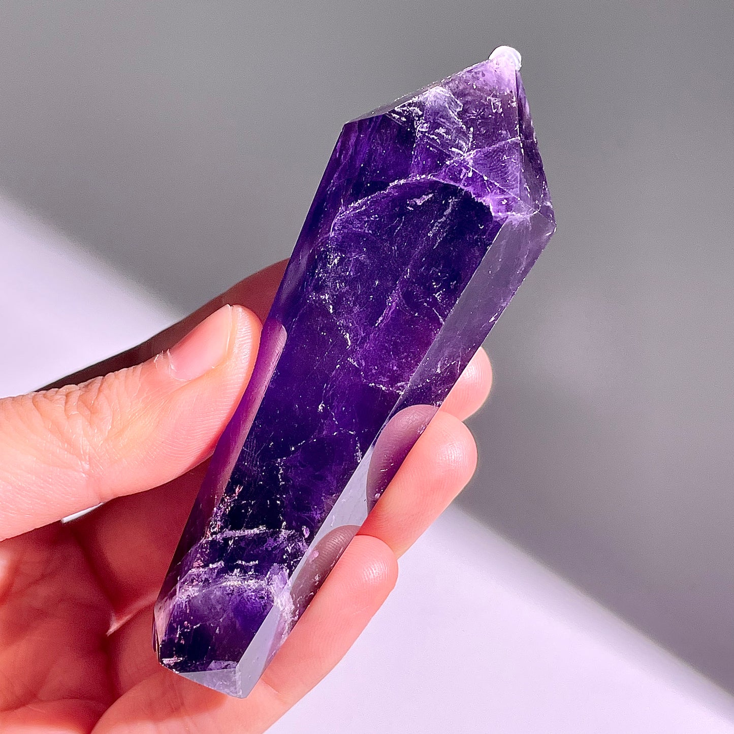 B596◇1点物◇アメジスト サセプター◇89×29×21mm◇天然石・鉱物・パワーストーン