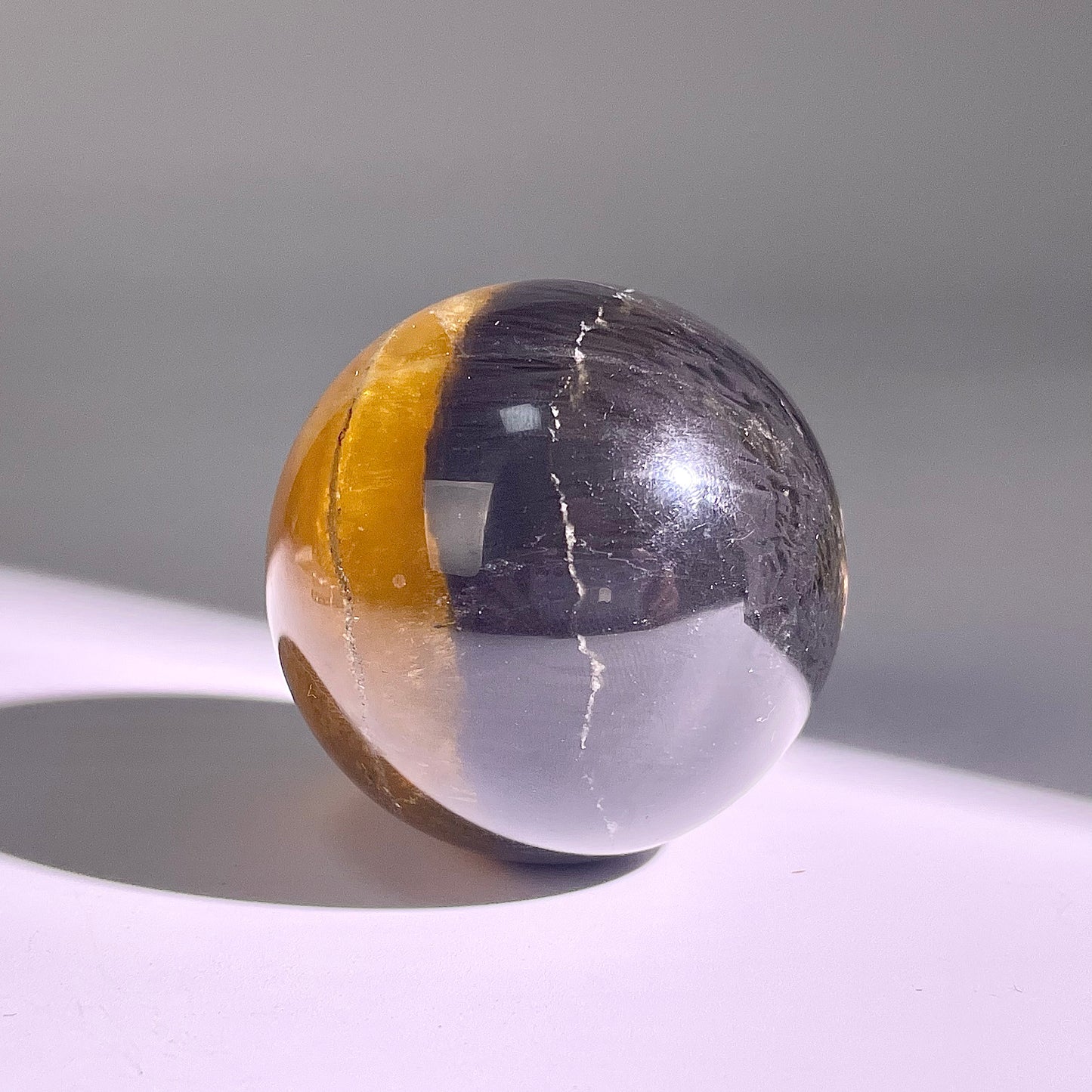 B610◇1点物◇極光蛍石 ボール◇48×48×48mm◇天然石・鉱物・パワーストーン