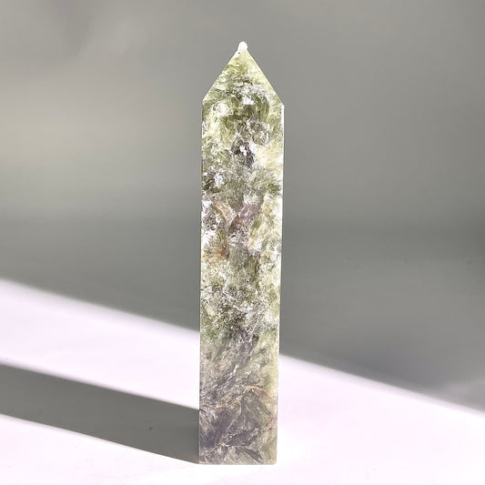 B617◇1点物◇緑マイカ ピラー◇145×30×27mm◇天然石・鉱物・パワーストーン