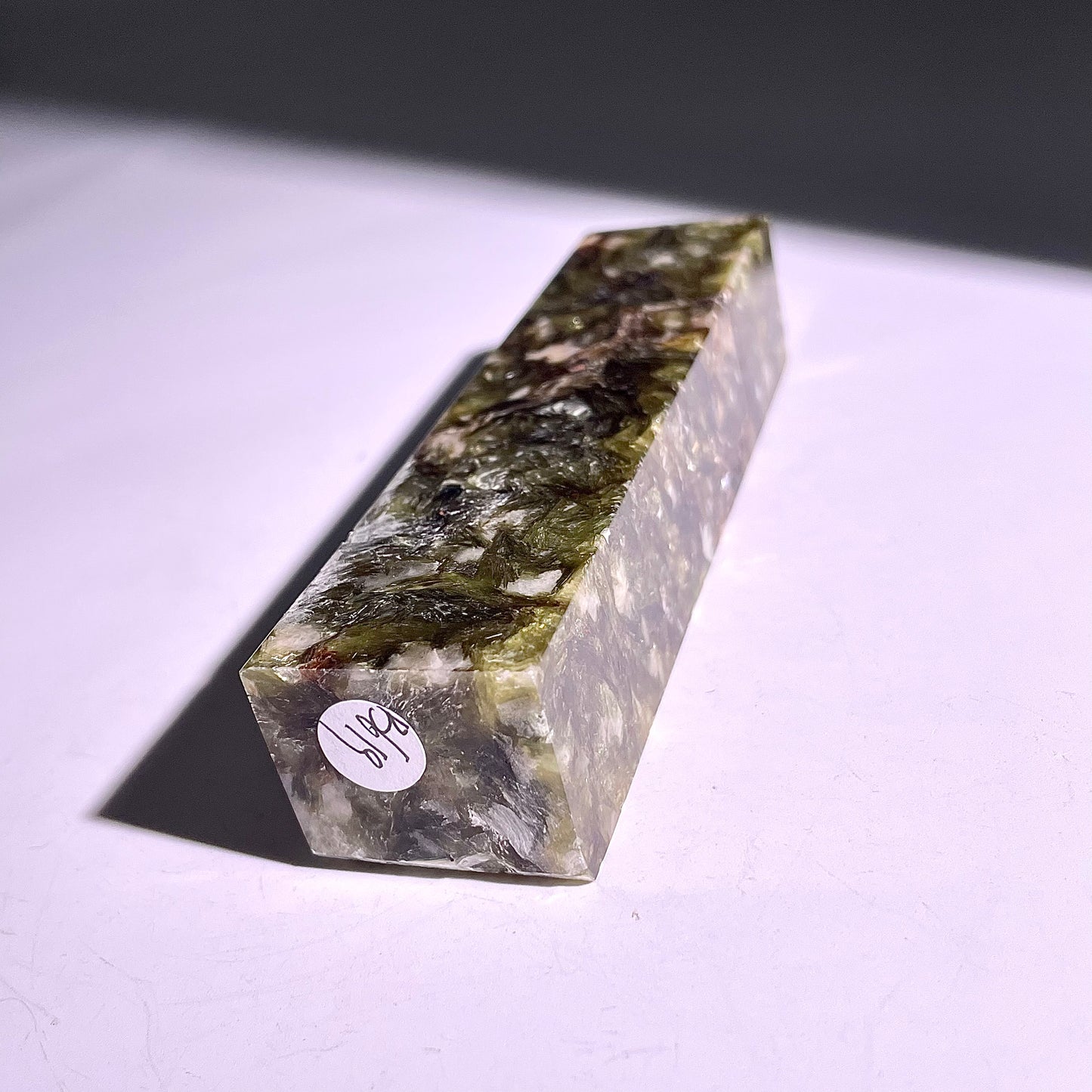 B619◇1点物◇緑マイカ ピラー◇130×27×23mm◇天然石・鉱物・パワーストーン