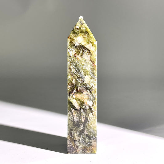 B620◇1点物◇緑マイカ ピラー◇125×25×27mm◇天然石・鉱物・パワーストーン
