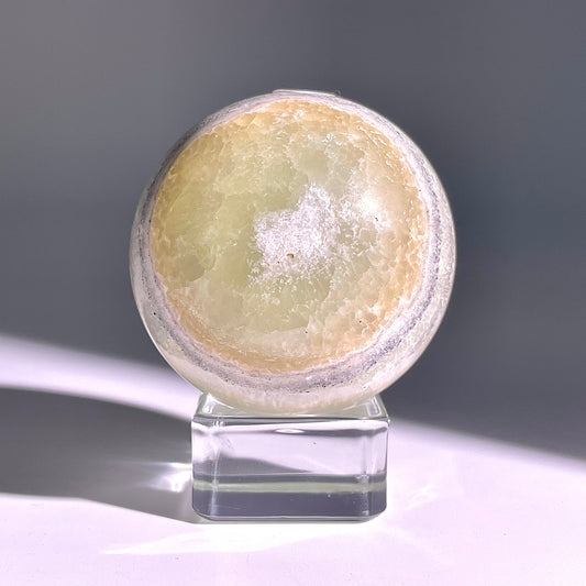 B634◇1点物◇カリブカルサイト ボール◇51×51×51mm◇天然石・鉱物・パワーストーン
