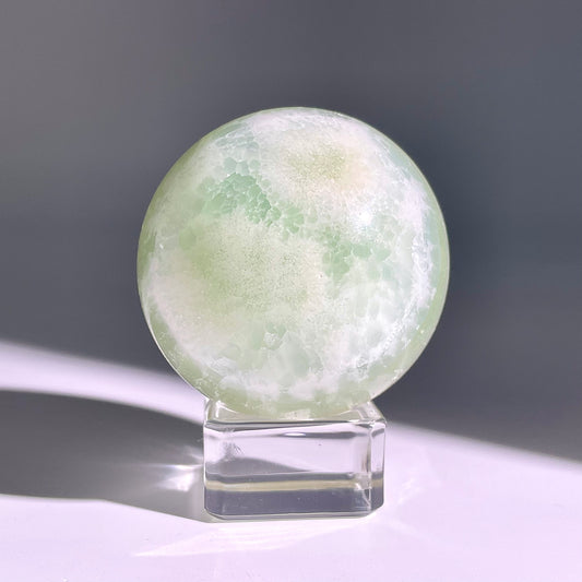 B635◇1点物◇カリブカルサイト ボール◇53×53×53mm◇天然石・鉱物・パワーストーン