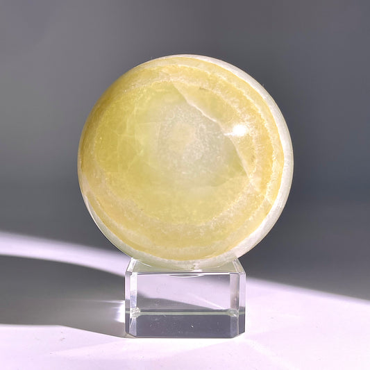 B640◇1点物◇カリブカルサイト ボール◇75×75×75mm◇天然石・鉱物・パワーストーン