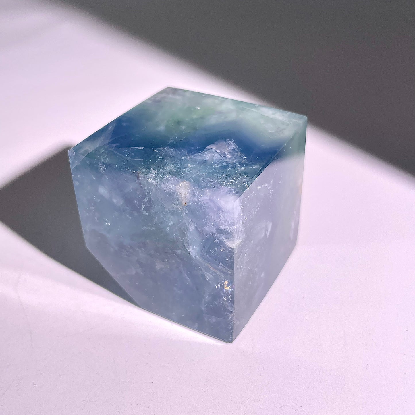 B660◇ブルーフローライト スクエア◇45×44×45mm◇天然石・鉱物・パワーストーン