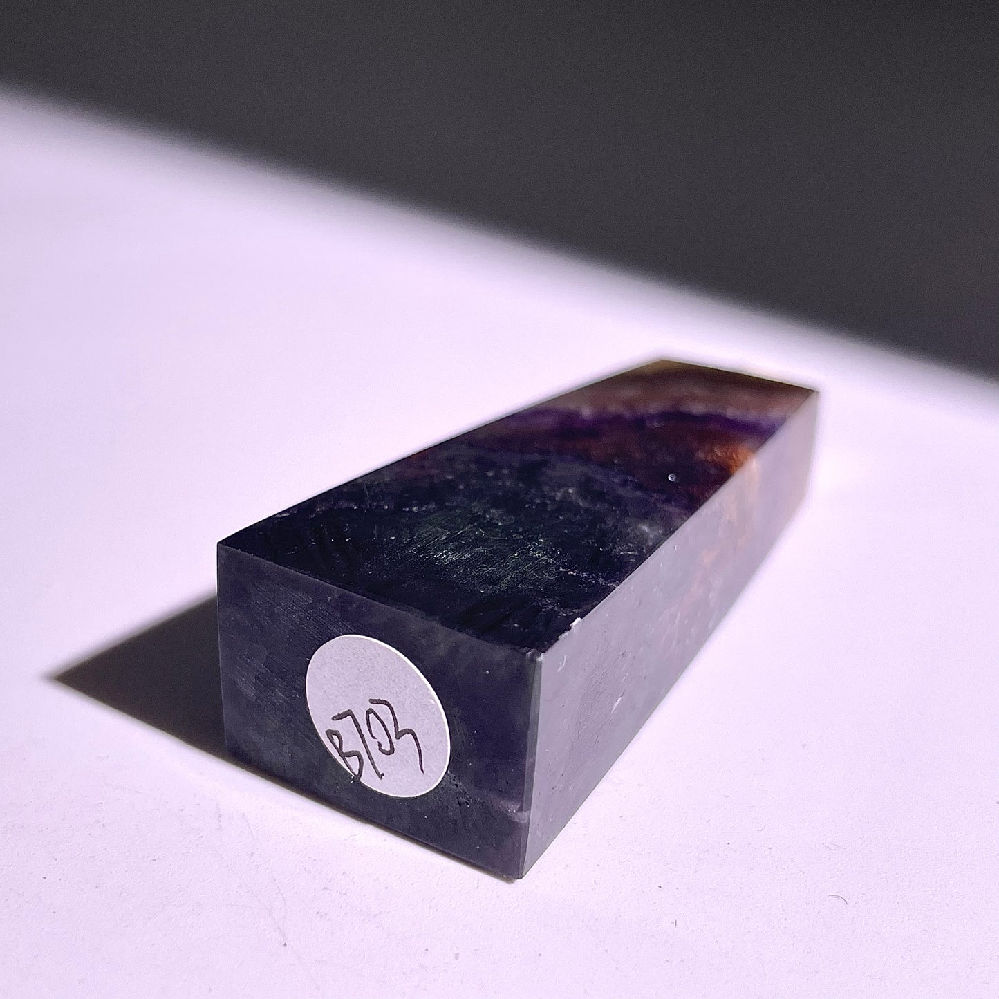 B703◇極光蛍石 ピラー◇50×11×4mm◇天然石・鉱物・パワーストーン