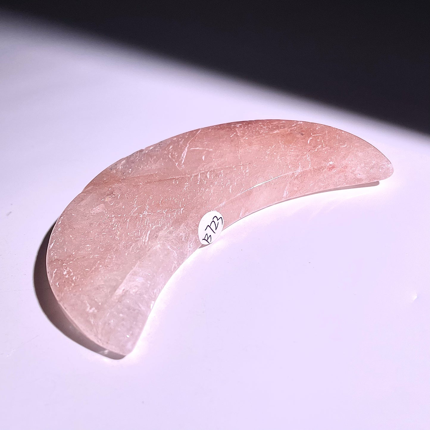 B723◇ピンクアゼツライト ムーン◇90×40×0.3mm◇天然石・鉱物・パワーストーン