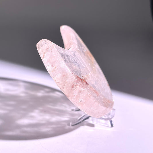 B724◇ピンクアゼツライト ムーン◇90×50×2mm◇天然石・鉱物・パワーストーン