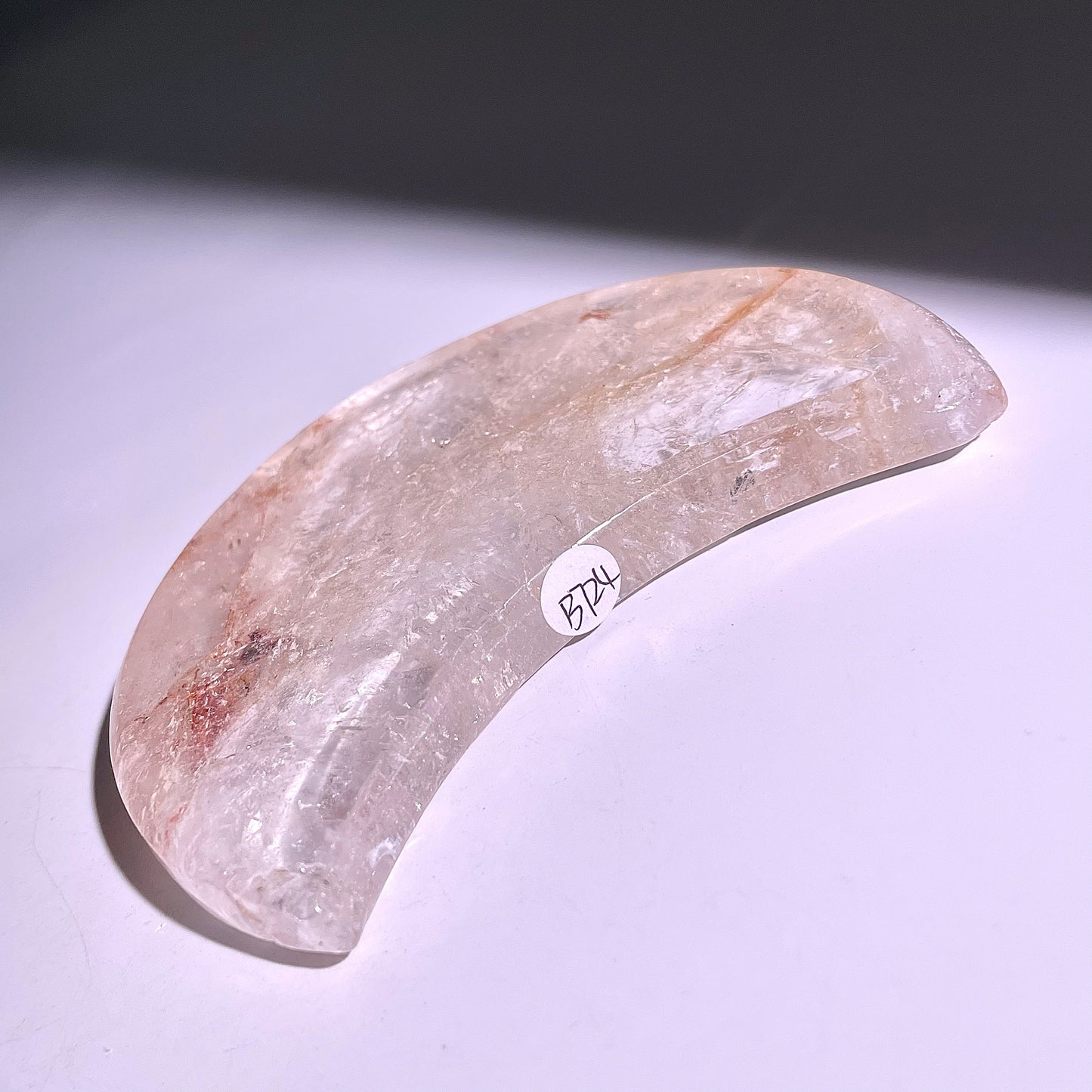B724◇ピンクアゼツライト ムーン◇90×50×2mm◇天然石・鉱物・パワーストーン