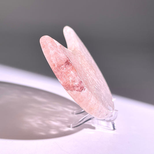 B728◇ピンクアゼツライト ムーン◇90×50×1mm◇天然石・鉱物・パワーストーン