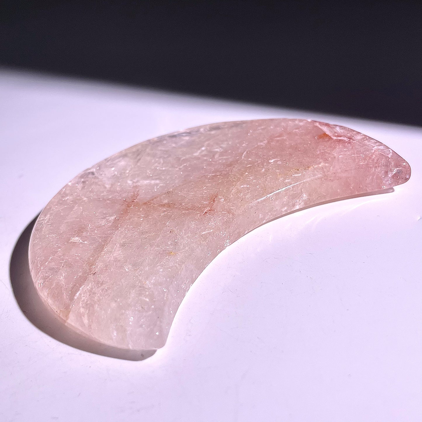 B728◇ピンクアゼツライト ムーン◇90×50×1mm◇天然石・鉱物・パワーストーン