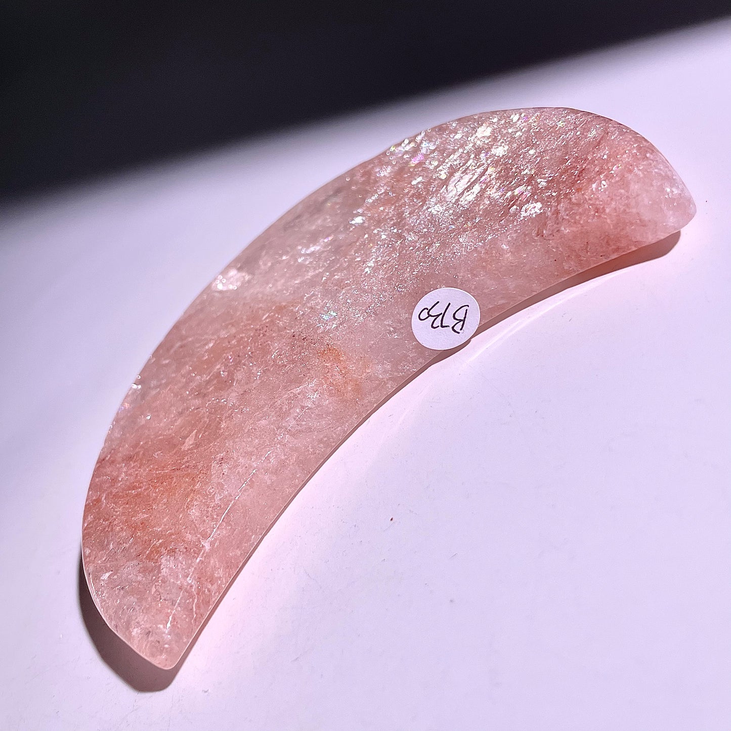 B730◇ピンクアゼツライト ムーン◇90×47×2mm◇天然石・鉱物・パワーストーン