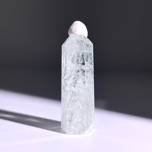 B734◇グリーンクォーツ ピラー◇29×2×2mm◇天然石・鉱物・パワーストーン