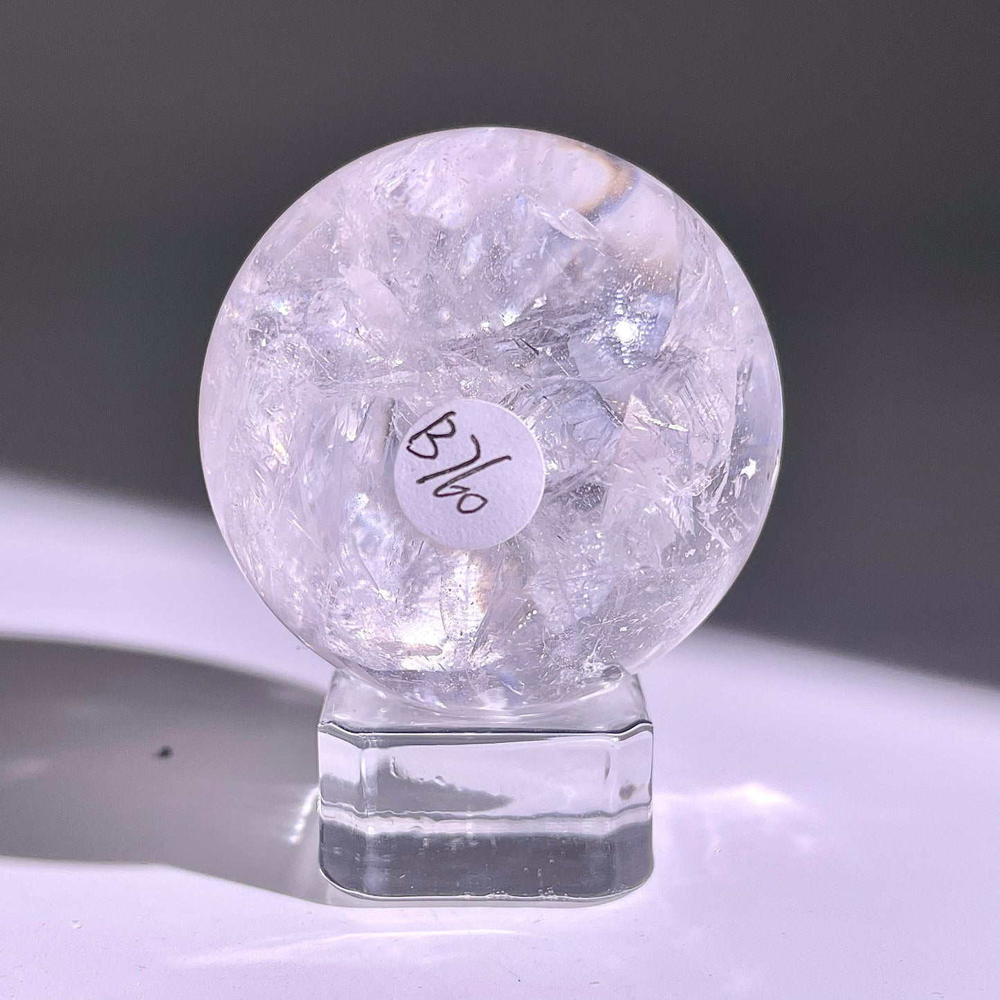 B760◇水晶アゼツライト ボール◇34×34×34mm◇天然石・鉱物・パワーストーン