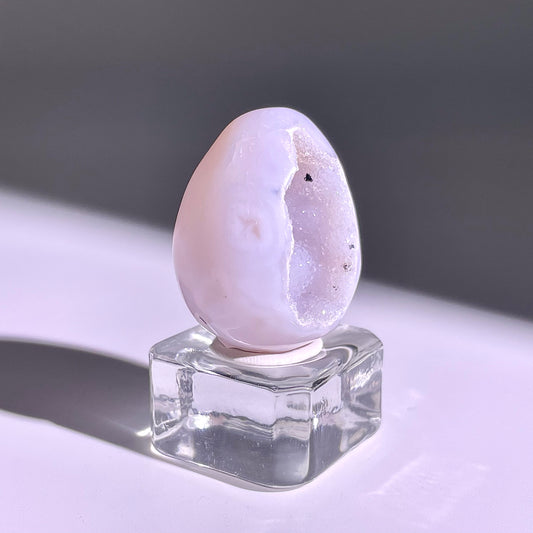 B772◇彩晶マシュマロ エッグ◇31×24×19mm◇天然石・鉱物・パワーストーン