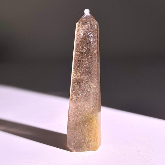 B817◇ルチルクォーツ ピラー◇84×22×14mm◇天然石・鉱物・パワーストーン