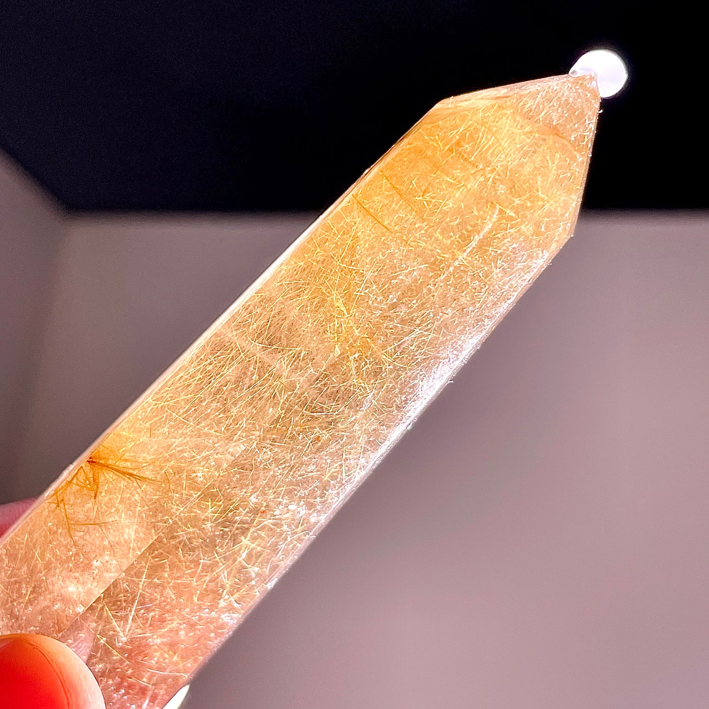 B818◇ルチルクォーツ ピラー◇78×26×22mm◇天然石・鉱物・パワーストーン