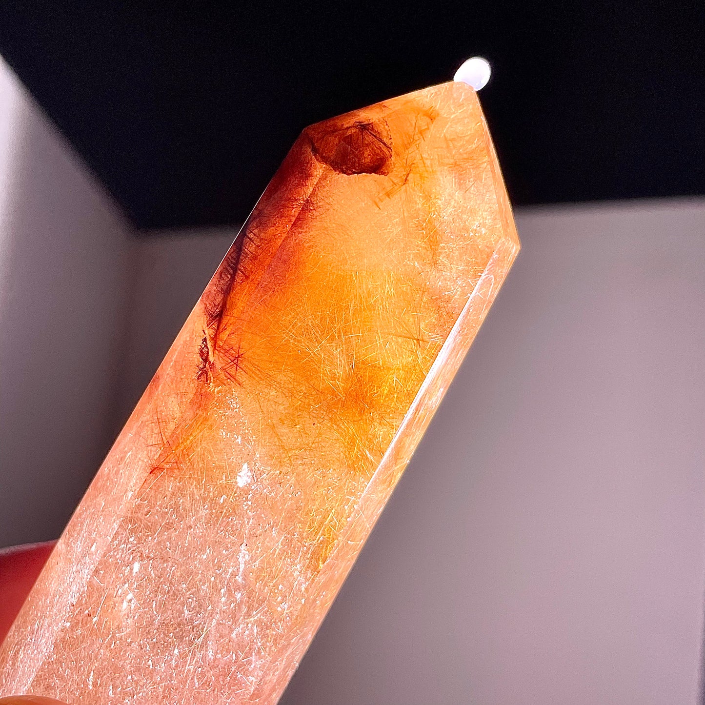 B820◇ルチルクォーツ ピラー◇87×27×19mm◇天然石・鉱物・パワーストーン