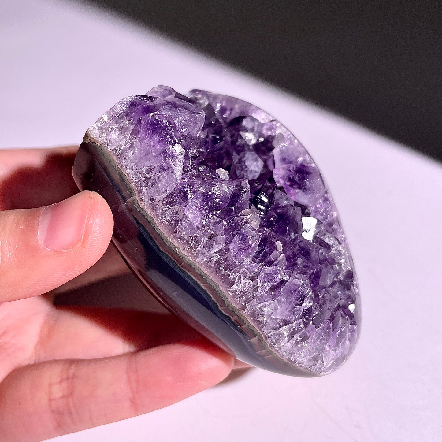 A413◇アメジスト クラスター◇71×59×37mm◇天然石・鉱物・パワーストーン