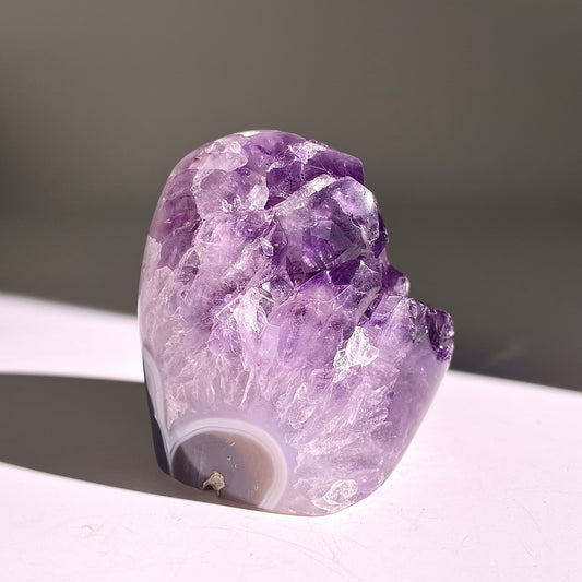 A414◇アメジスト クラスター◇64×51×54mm◇天然石・鉱物・パワーストーン