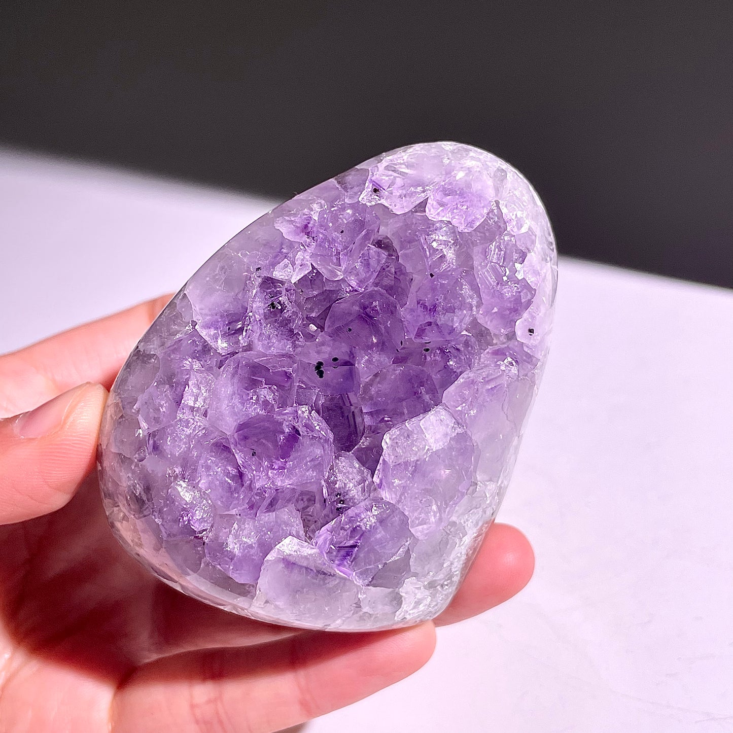 A417◇アメジスト クラスター◇70×59×43mm◇天然石・鉱物・パワーストーン
