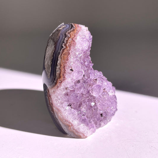 A419◇アメジスト クラスター◇47×50×29mm◇天然石・鉱物・パワーストーン