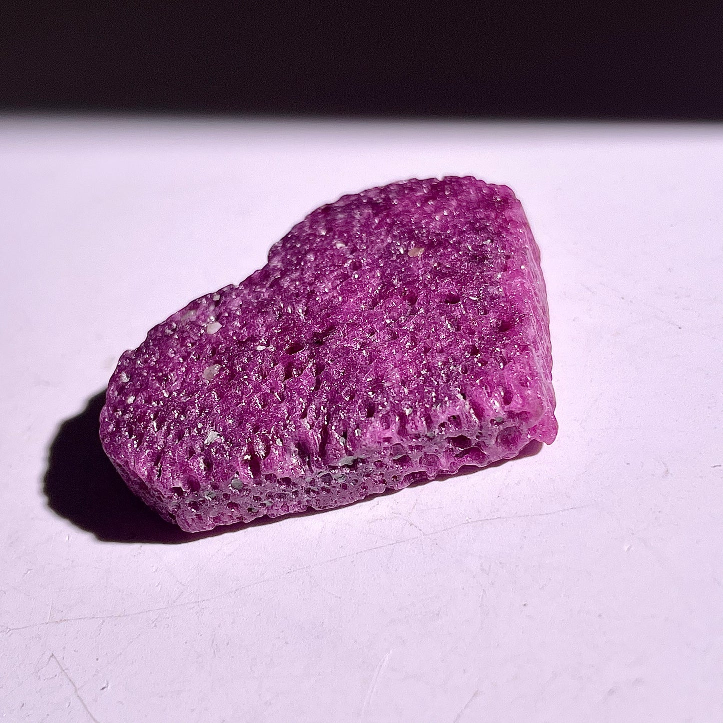 B860◇ルビー ハート◇36×48×10mm◇天然石・鉱物・パワーストーン