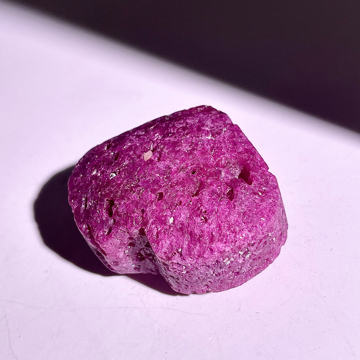 B864◇ルビー ハート◇39×48×25mm◇天然石・鉱物・パワーストーン