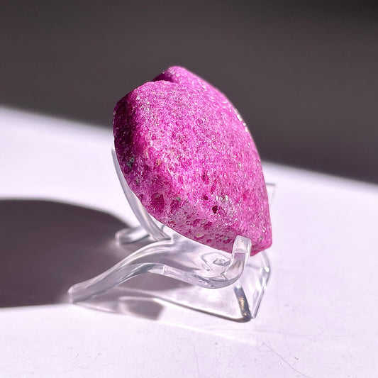 B868◇ルビー ハート◇36×46×16mm◇天然石・鉱物・パワーストーン