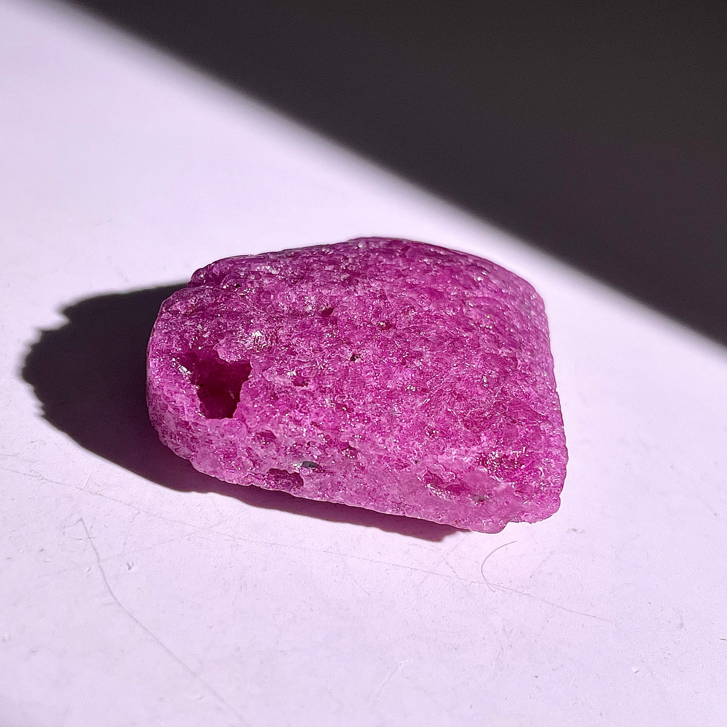 B869◇ルビー ハート◇40×46×15mm◇天然石・鉱物・パワーストーン