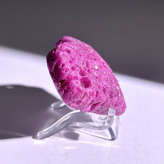 B870◇ルビー ハート◇41×47×17mm◇天然石・鉱物・パワーストーン