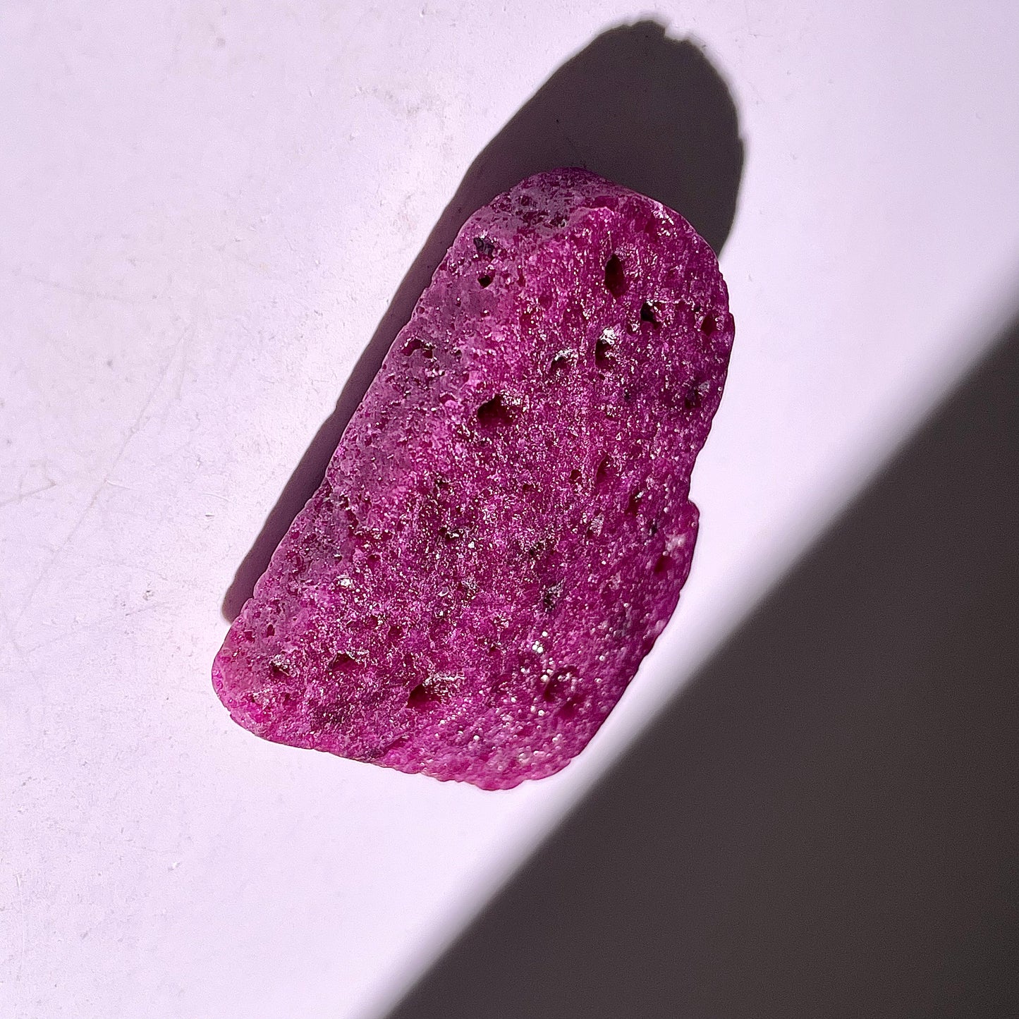 B872◇ルビー ハート◇45×56×12mm◇天然石・鉱物・パワーストーン
