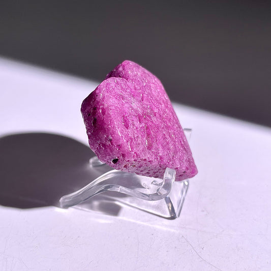 B873◇ルビー ハート◇36×45×14mm◇天然石・鉱物・パワーストーン