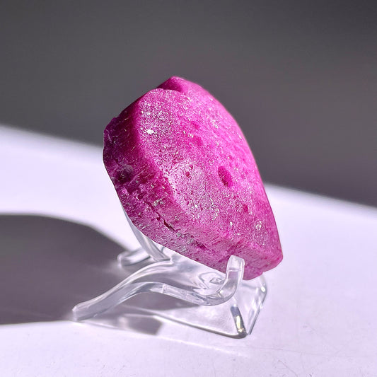 B878◇ルビー ハート◇40×50×18mm◇天然石・鉱物・パワーストーン
