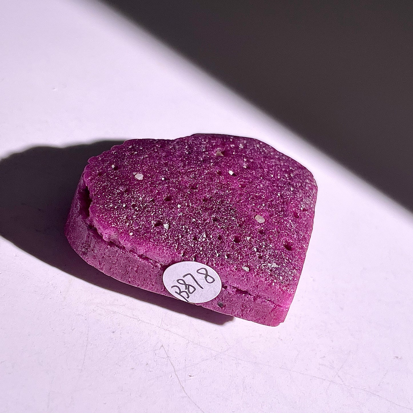 B878◇ルビー ハート◇40×50×18mm◇天然石・鉱物・パワーストーン