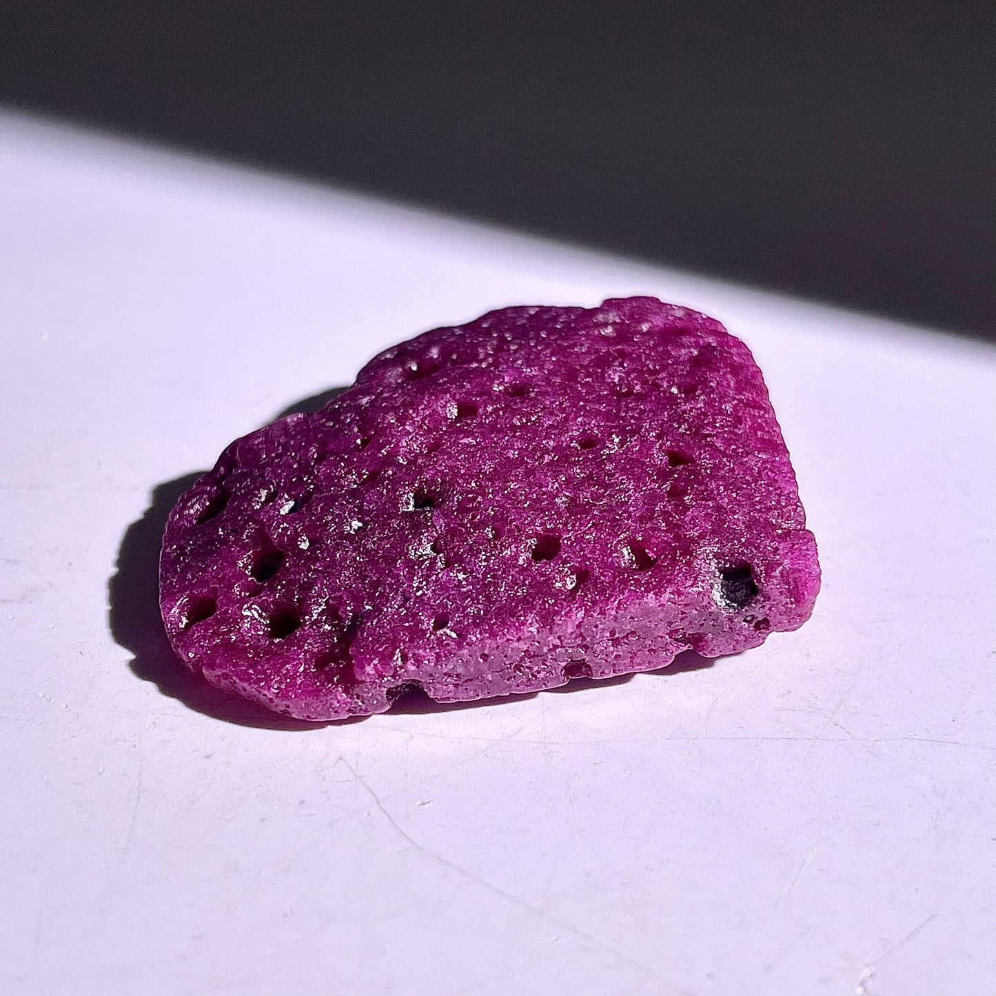 B880◇ルビー ハート◇43×55×11mm◇天然石・鉱物・パワーストーン
