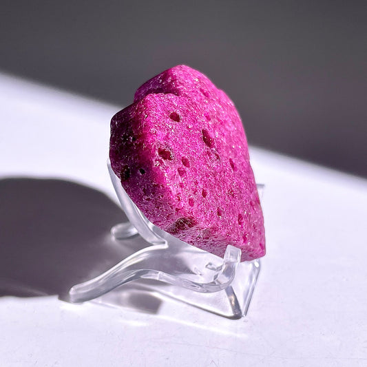 B881◇ルビー ハート◇38×46×16mm◇天然石・鉱物・パワーストーン