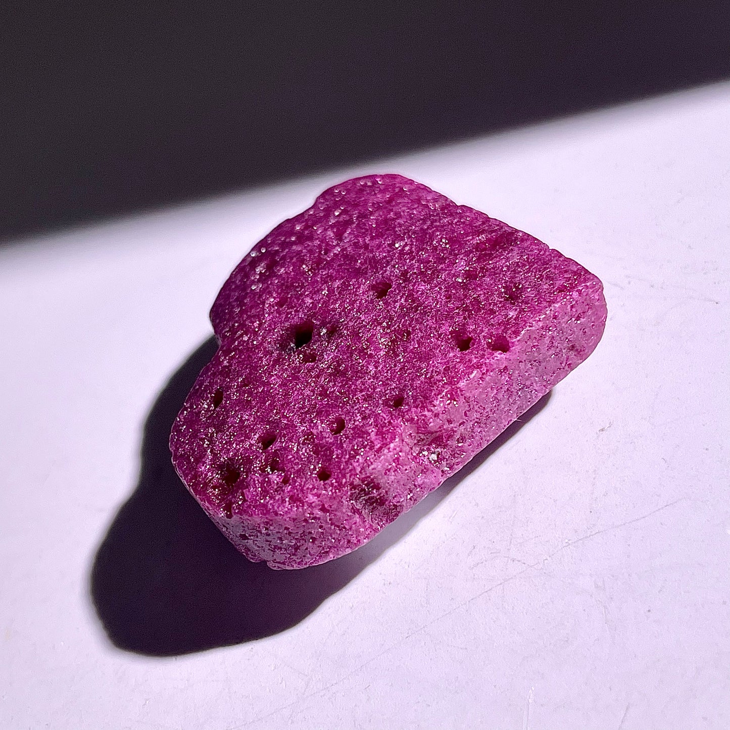 B881◇ルビー ハート◇38×46×16mm◇天然石・鉱物・パワーストーン