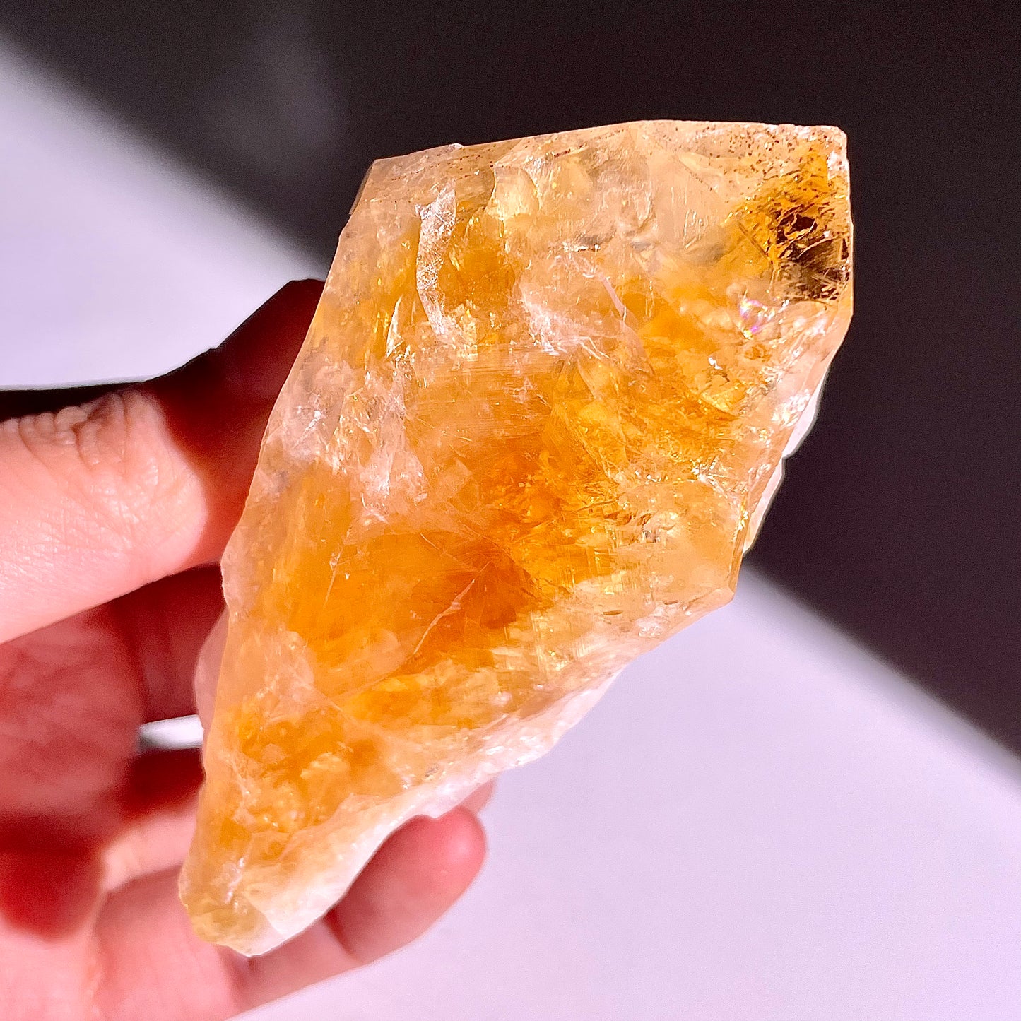 A433◇シトリン 原石◇87×43×40mm◇天然石・鉱物・パワーストーン