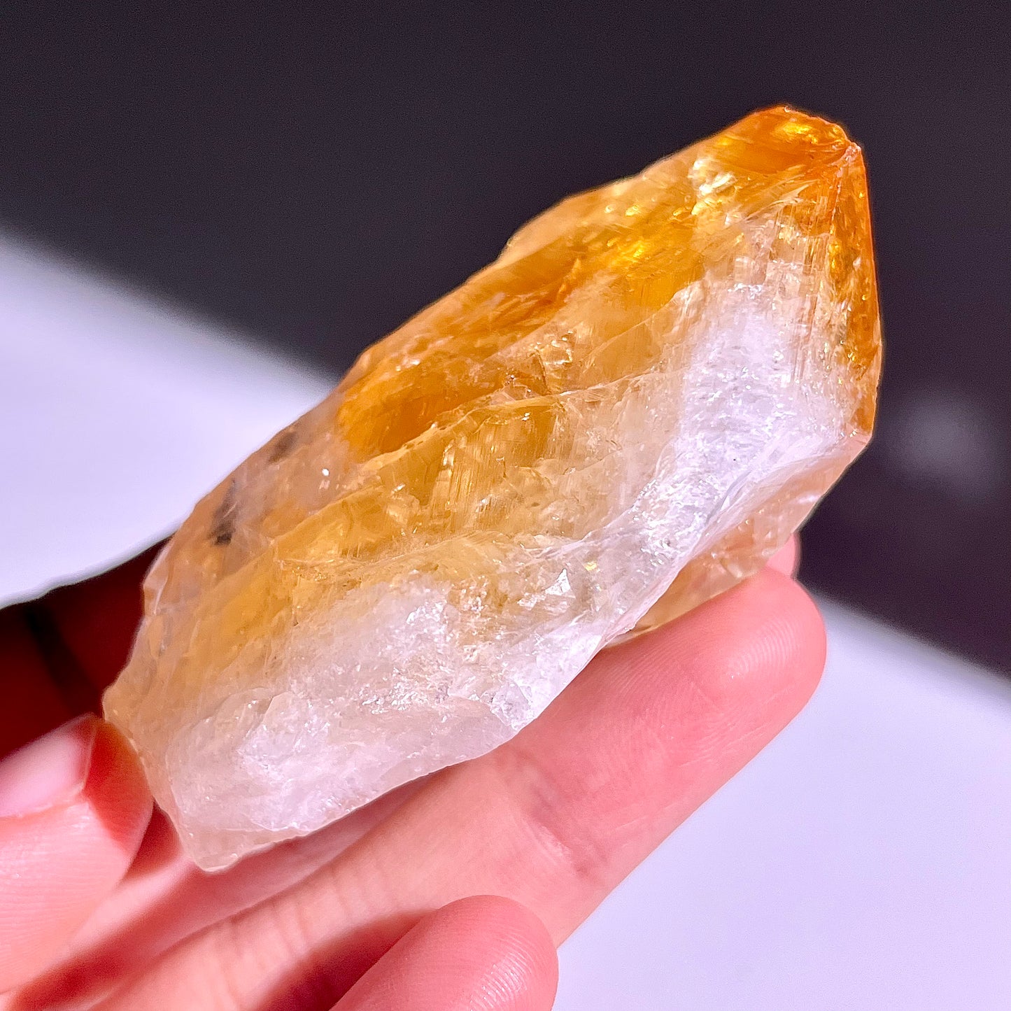 A436◇シトリン 原石◇68×45×24mm◇天然石・鉱物・パワーストーン