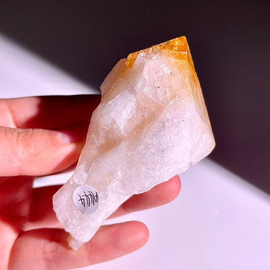 A444◇シトリン 原石◇85×42×35mm◇天然石・鉱物・パワーストーン