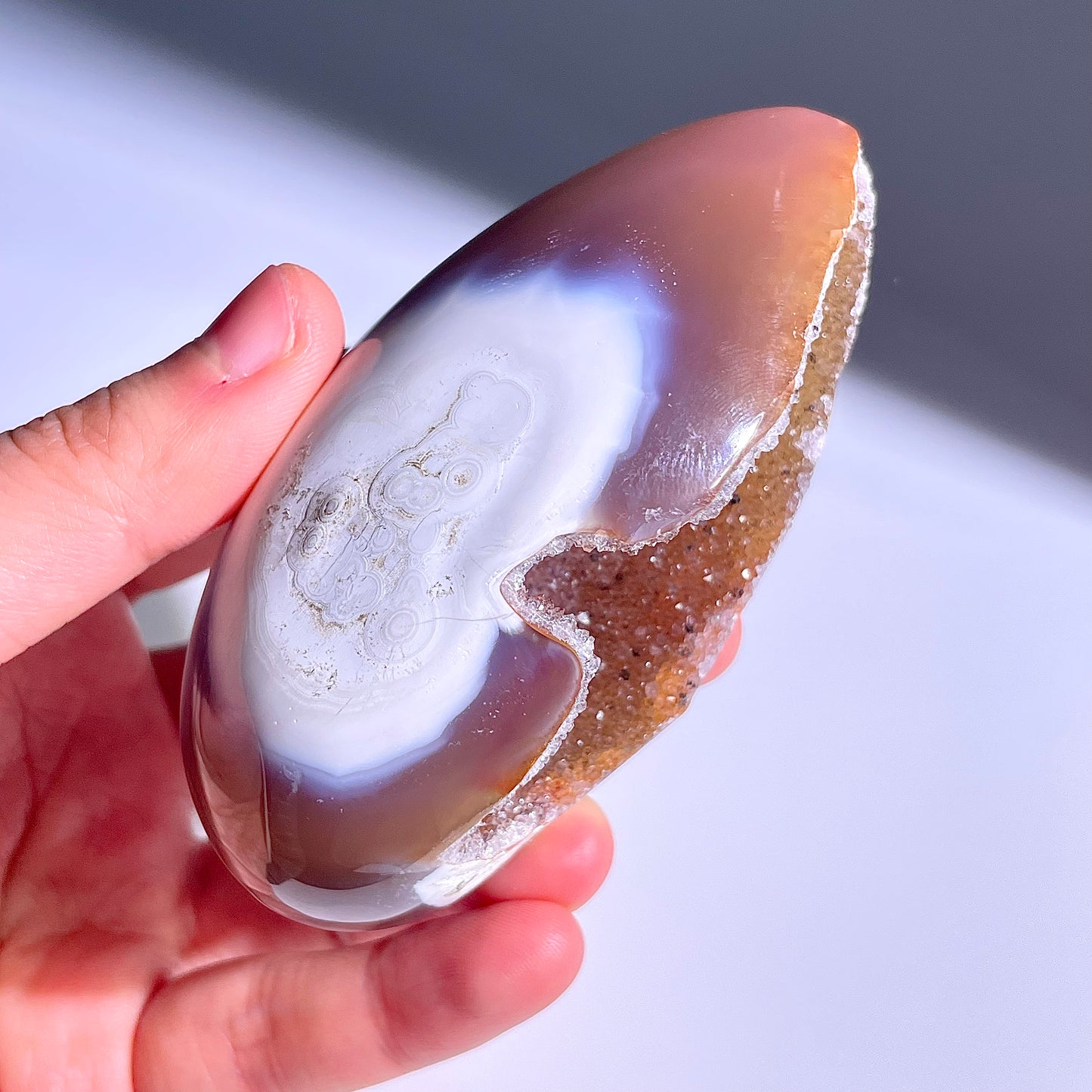 A8◇１点物◇瑪瑙  クラスター◇90×44×47mm◇天然石・鉱物・パワーストーン