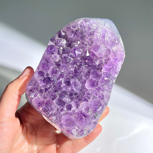 A17◇１点物◇アメジスト　クリスター◇118×80×36mm◇天然石・鉱物・パワーストーン