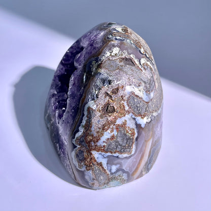 A42◇１点物◇アメジスト　クラスター◇80×71×66mm◇天然石・鉱物・パワーストーン