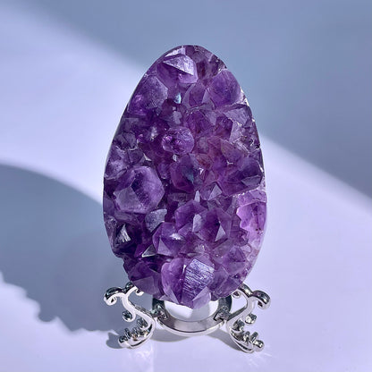 A61◇アメジスト　クリスター◇107×67×55mm◇天然石・鉱物・パワーストーン