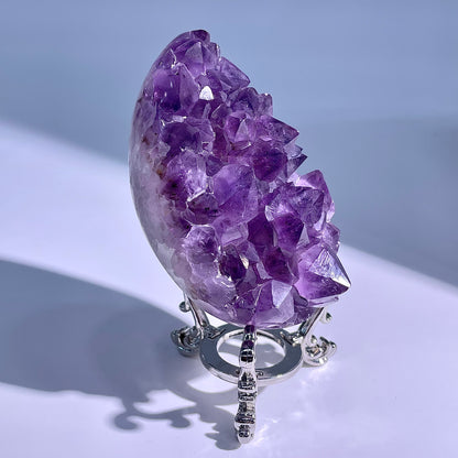 A61◇アメジスト　クリスター◇107×67×55mm◇天然石・鉱物・パワーストーン