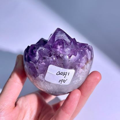 A61◇アメジスト　クリスター◇107×67×55mm◇天然石・鉱物・パワーストーン